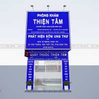Thiết kế phòng khám Thiện Tâm hiện đại và tiện nghi